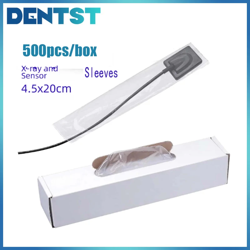 500 unids/caja nuevo Protector de cubierta de mangas de Sensor Digital de rayos X de plástico desechable Dental