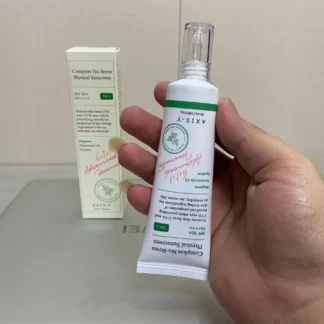 AXIS-Y artemisa protector solar físico Anti-UV SPF50 piel sensible suave Protector Natural protector solar Facial crema blanqueadora