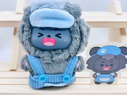 Bonita caja ciega de cabra y lobo grande, serie de la vida diaria, figura de Anime, muñeca bonita, adornos de regalo sorpresa