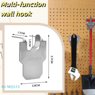 Gancho de pared de acero multifunción, colgadores para paneles de yeso, reutilizables, sin daños, para marcos, espejos, obras de arte, decoración para el hogar y la Oficina, 5 uds.