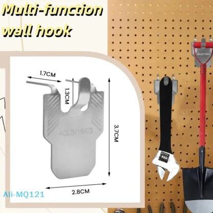 Gancho de pared de acero multifunción, colgadores para paneles de yeso, reutilizables, sin daños, para marcos, espejos, obras de arte, decoración para el hogar y la Oficina, 5 uds.