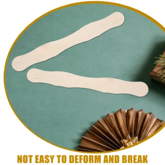 60 uds. De materiales para hacer abanico de mano, mangos de madera Diy, accesorios de decoración para fiesta de estilo chino liso y duro