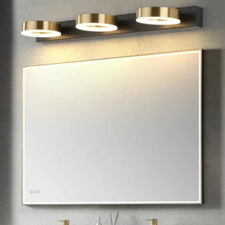 Lámparas de pared LED nórdicas, iluminación interior para luces delanteras de espejo, gabinetes de espejo de baño AC220v, tocador, lámpara de pared Vinaty