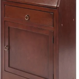 Wood Regalia Home Office, nogal, escritorio de secretaria