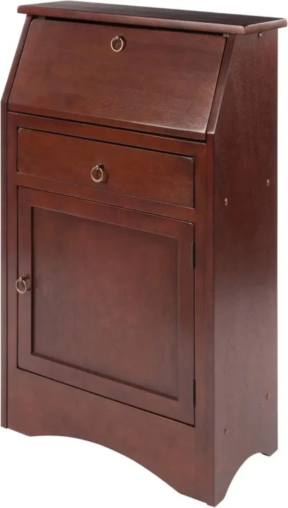 Wood Regalia Home Office, nogal, escritorio de secretaria