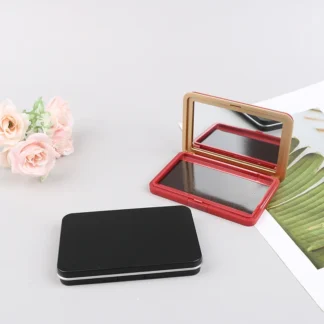 Paleta de cosméticos magnética vacía mate, sombra de ojos, colorete, caja de maquillaje DIY, caja dispensadora de maquillaje con purpurina, 1 Uds.