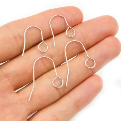 100 unids/lote 19x16mm 27x20mm Acero inoxidable chapado en oro DIY pendientes hallazgos cierres ganchos joyería Earwire 2025 nueva llegada