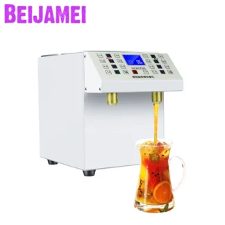 Dispensador automático de fructosa BEIJAMEI, máquina cuantitativa de fructosa de 24 rejillas, máquinas dispensadoras de jarabe de doble cilindro