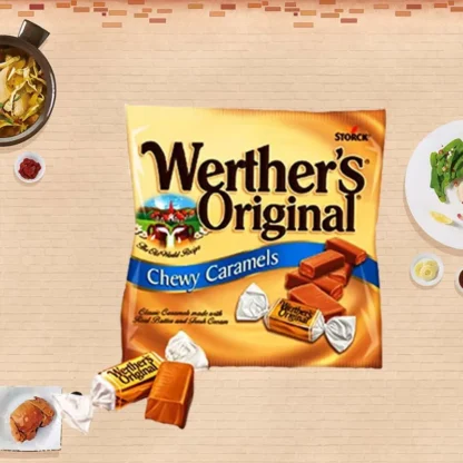 Caramelos masticables originales Werthers de 2,4 oz (68 g) * 2 paquetes