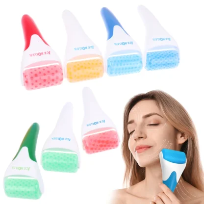 Rodillo facial, rodillo de hielo fresco, masajeador, herramienta de Estiramiento de la piel, masaje de Estiramiento facial, antiarrugas, alivio del dolor, herramientas para el cuidado de la piel de las mujeres