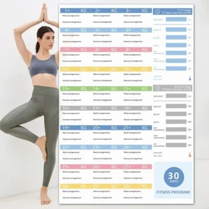 Programa progreso fitness Programa acondicionamiento físico Fitness Finator F19E fácil usar F19E