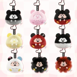Caja ciega de la serie Disney Mickey Fun Crash, colgante de vinilo, decoración de dibujos animados de Mickey, bolso bonito, adorno, muñeca, juguetes, regalo para niña
