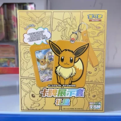 En Stock, juego de cartas Original EeveeTrading PTCG, caja versión china simplificada, regalo de cumpleaños y Navidad para niños, regalo de Navidad