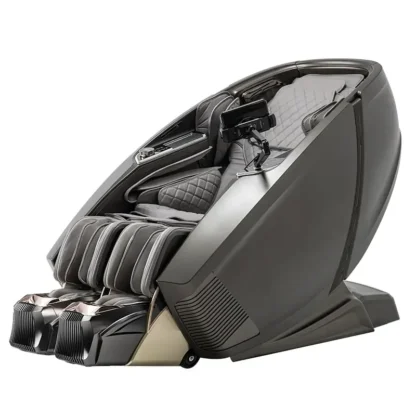 C80 2025 Silla masajeadora corporal sin gravedad, nuevo diseño, cuerpo completo 4d, silla de masaje eléctrica de lujo Sl Track Shiatsu 5d