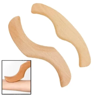 Beech Scrapping Plate Facial Beauty Massager Eye Tendon-Pulling Rod Meridian Dredging Scraper Wooden Scraper Gua Sha Board