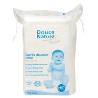Almohadillas Limpieza Bebés de Algodón 60 unidades - Douce Nature