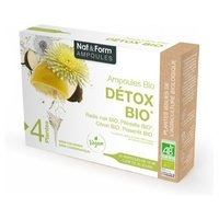 Ampollas Détox bio vegano 20 ampollas de 10ml - Nat & Form
