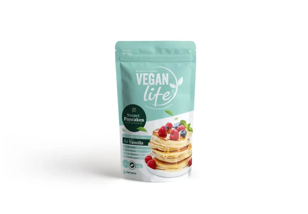 Panqueques inteligentes Vegan Life vainilla 14 oz (paquete de 2)