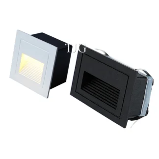 Luz Led para escaleras al aire libre, luz de esquina de pared empotrada impermeable de 3W/5W, luz LED para pie para paisaje, camino, escalera AC220V