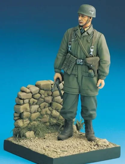 Kits de modelos de figuras de resina 1/16, soldado estadounidense (con base) sin montar, sin pintar, S43