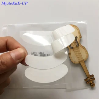 40 paquetes de almohadillas finas para ojos de silicona 3D de alta calidad, parches debajo de las pestañas, 80 pares de herramientas cosméticas para extensión de pestañas