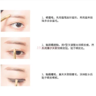 Clip para cejas, pinzas de maquillaje oblicuas de acero inoxidable, pinzas para cejas, pinzas de boca fina, herramienta de maquillaje adecuada, venta