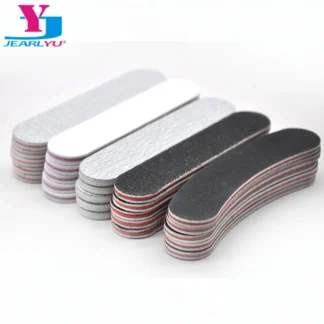 Minilimas de uñas para manicura, pulidor de uñas duradero de uso portátil, accesorios de uñas de doble cara, lijado de uñas DIY, 20 unidades por lote