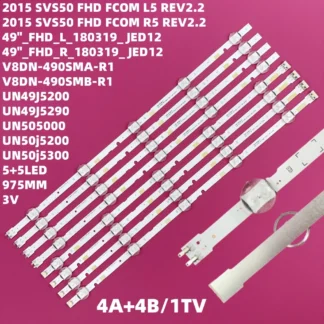 Tira de LED para UE49N5000 UE49M5002 UN49J5200 UA49N5300AR UE49J5200AW UE49M5000 UE49M5075 UA49J5200 2015SVS49 UN50J5200AFXZA DD02