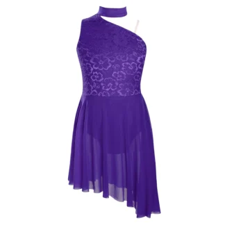 Vestido de baile de Ballet para niñas, leotardo de entrenamiento de gimnasia lírica sin mangas para traje de actuación de danza contemporánea moderna