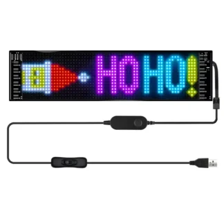 Panel de matriz LED Flexible programable, pantalla de texto de animación con desplazamiento de luz, Bluetooth, tienda de coches, Bar, Festival de luz, publicidad