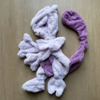 Pokemon Mewtwo Mew juguetes de peluche Shell Pokémon Anime Plushie sin relleno enorme 32-80cm Kawaii Funda de cuero semiacabado regalos niños