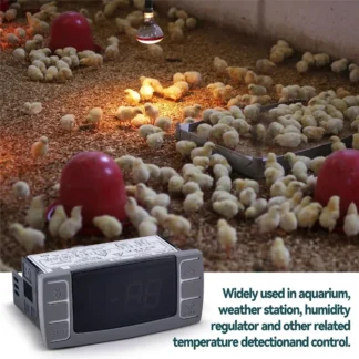 Controlador de temperatura programable A73E XR06CX-4N1F1 120V 50-60Hz congelador, con detección de temperatura