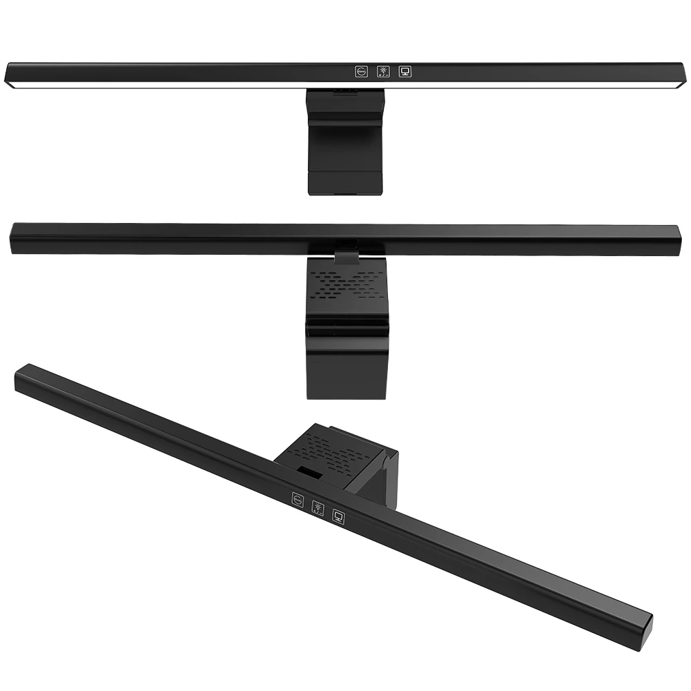 Barra de luz LED para Monitor, lámpara regulable para Monitor de ordenador, barra de luz de pantalla alimentada por USB para escritorio/oficina/hogar/juego