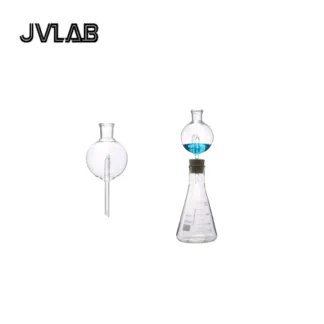 Embudo de saturación de Gas antisalpicaduras esférico, matraz cónico de 60-250ml, juego de vidrio de borosilicato de laboratorio, experimentos químicos seguros JVLAB