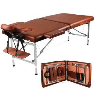 Cama de masaje plegable ajustable de 24 pulgadas de ancho, cama de esteticista de aluminio ligera, silla de tatuaje para clientes, mesa de tatuaje para Spa y