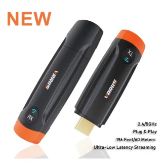 Receptor y transmisor de vídeo inalámbrico de 60M, extensor HDMI, espejo de pantalla, adaptador tipo C, interruptor DVD, portátil, PC, teléfono a proyector de TV