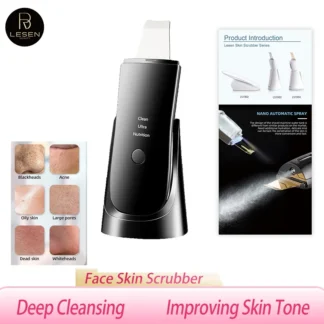 Depurador ultrasónico de la piel de 24KHZ, espátula Facial con vibración, eliminador de espinillas, pala, limpieza, cavitación, Peeling, levantamiento Facial, cuidado de la piel