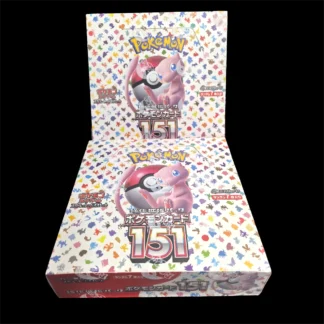 Tarjetas de Pokémon PTCG DIY, caja potenciadora SV2a escarlata y violeta, 151 tarjetas, colección de Anime japonés, juguete para regalo
