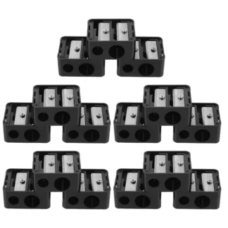 15 Uds lápiz de cejas cuchillo multiusos sacapuntas de viaje herramienta moldeadora de cejas de Metal