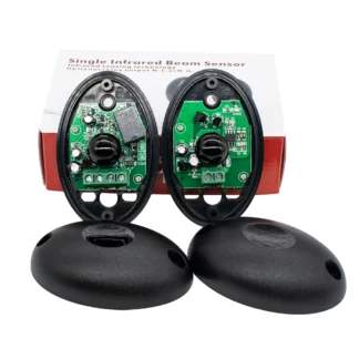 DC/AC 12-24V sensor de alarma sensor de infrarrojos haz fotocélula 15m detectar rango impermeable IP55 fotocélula puerta automática de seguridad