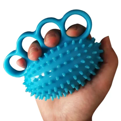 Bola de agarre para dedo, equipo de entrenamiento de rehabilitación, pelota perforadora para ancianos, ejercicio de fuerza de muñeca, fuerza de agarre para dedo