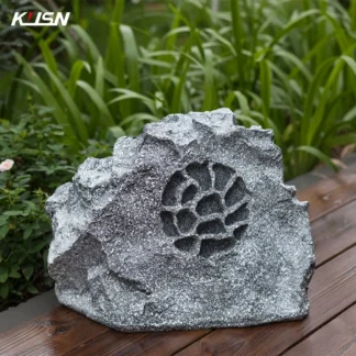 Altavoz en forma de piedra de 30W, altavoz de jardín impermeable para exteriores, sistema PA, altavoz alimentado por roca para cubierta, piscina, Spa, patio y jardín