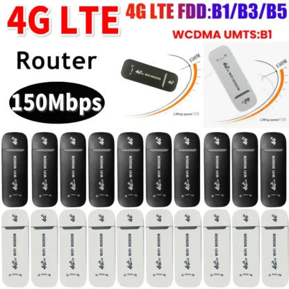 1-10 Uds 4G LTE Dongle USB inalámbrico 150Mbps módem portátil adaptador WiFi Universal bolsillo Hotspot Dongle banda ancha móvil