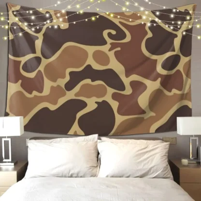 Tapiz de camuflaje de pato, arte colgante de pared, decoración estética del hogar, tapices para sala de estar, dormitorio, dormitorio