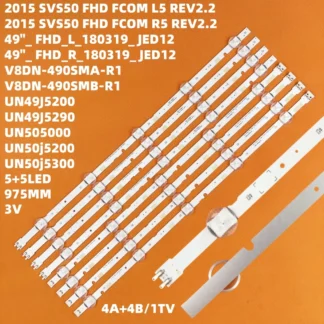 Retroiluminación LED para UN49J5200 UN49J5290 UN49J5290AG HG49NJ477 UN50J5200 UN50J5020 49 FHD-R L-180319-JEDI BN96-46573A