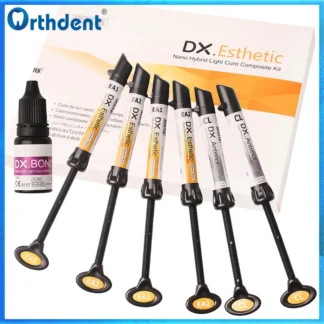 Dentex Dental Nano resina compuesta híbrida curación ligera Unión adhesivo de ortodoncia agente de unión Gel de grabado ácido EA1 EA2 EA3 DA2/3