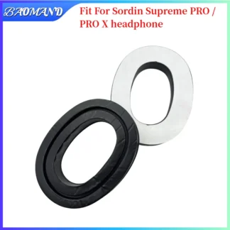 BAOMAND-almohadillas para auriculares Sordin Supreme PRO / PRO X, repuesto de cojín de espuma suave, almohadilla de esponja, orejeras de cuero