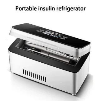 Refrigerador de insulina portátil de 13600mAh, Mini caja fría recargable por USB, caja enfriadora de temperatura constante para medicamentos y medicamentos con bolsa