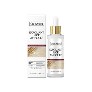 Exfoliante hidratante de arroz OceAura Hidrata suavemente exfolia y protege la piel tierna 3 piezas