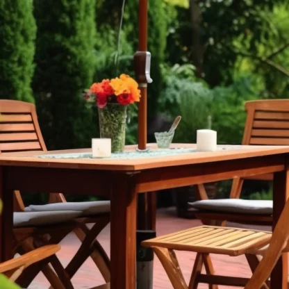 Juego de 2 cubiertas de anillo con orificio para sombrilla de silicona para mesa de Patio, cafetería, Bar, accesorios duraderos para muebles de exterior